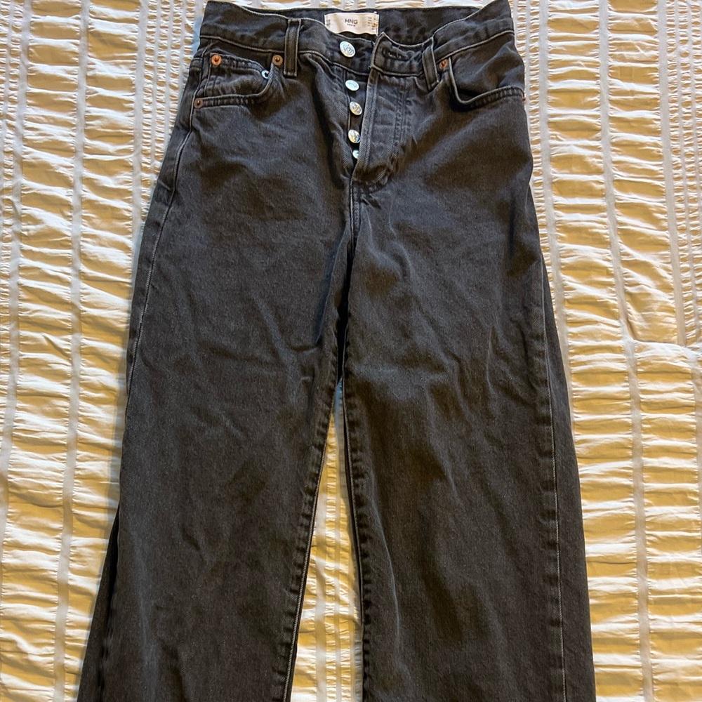 Mango Black Denim Jeans